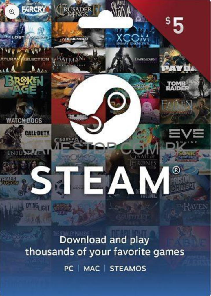 Steam Gift Card $10