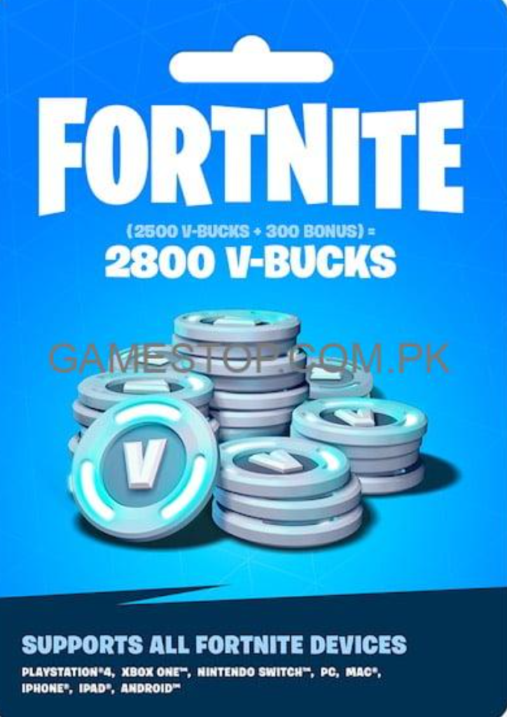 Fortnite 2800 V-Bucks Gift Card